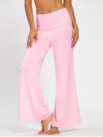 Pink S Bandana Print Wide Leg Palazzo Pants | RoseGal.com