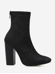 Chaussures en denim à bout pointu -  