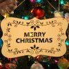 Christmas Tree Decorations Letters Wooden Hanging Sign -  