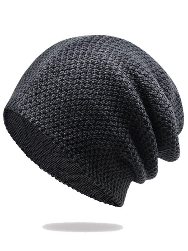 

Outdoor Soft Thicken Slouchy Knited Beanie, Deep gray