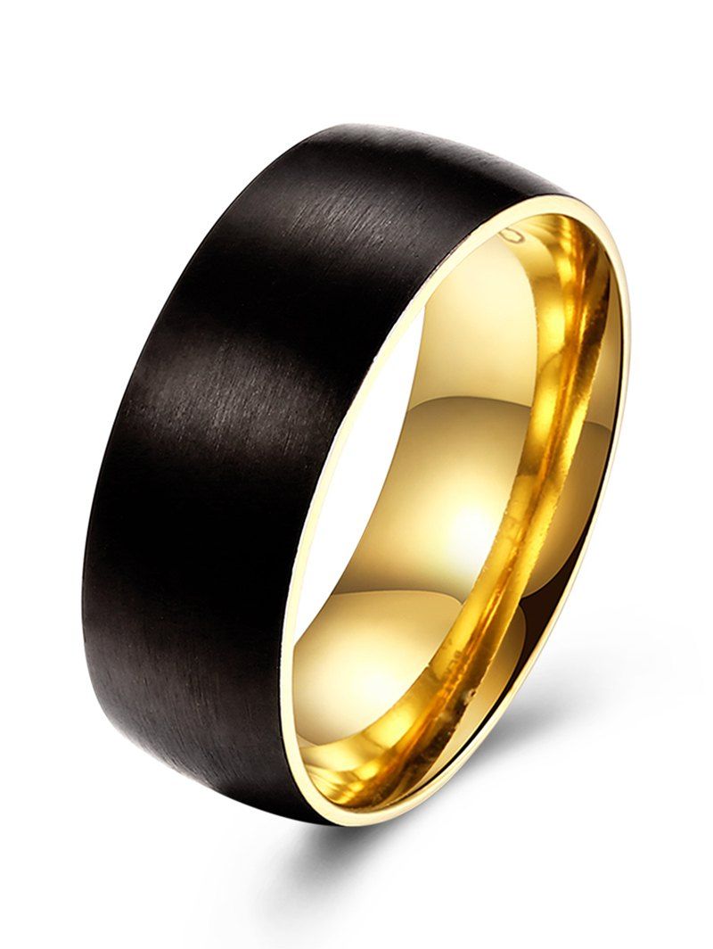 

Alloy Circle Vintage Finger Ring, Golden