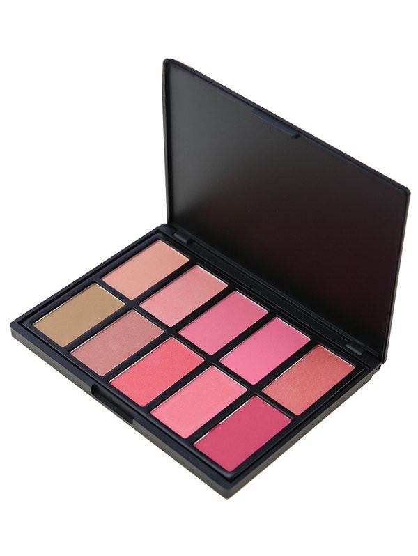 

10 Colors Shade Matte Natural Eyeshadow Palette, Black