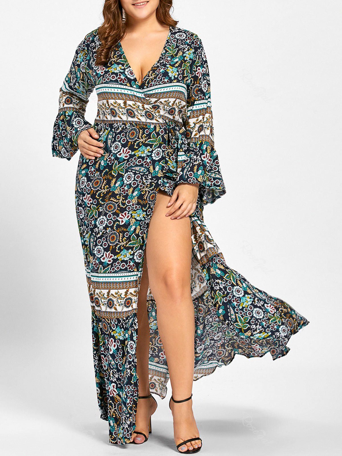 robe cache coeur longue