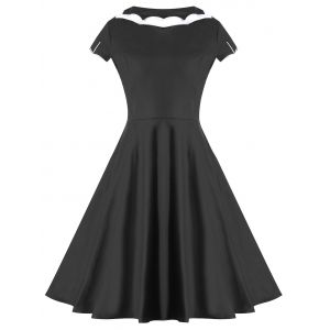 Vintage Long Black Dress