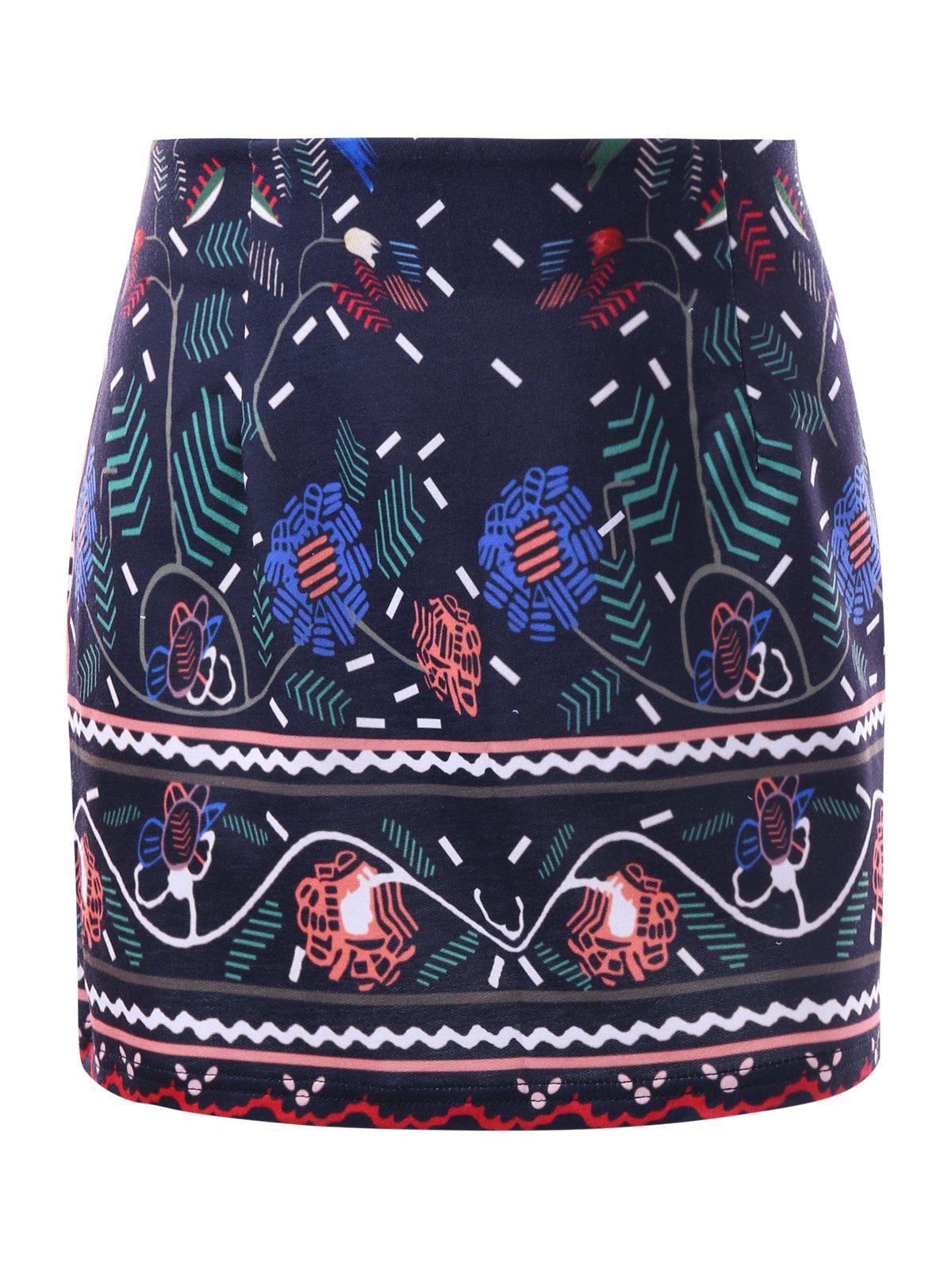 Mini Jupe Bodycon Imprimée  