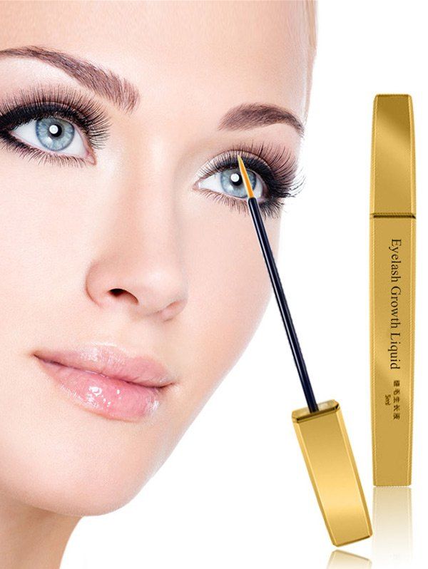 

Long Lasting Moist Eyelash Growth Liquid, Black