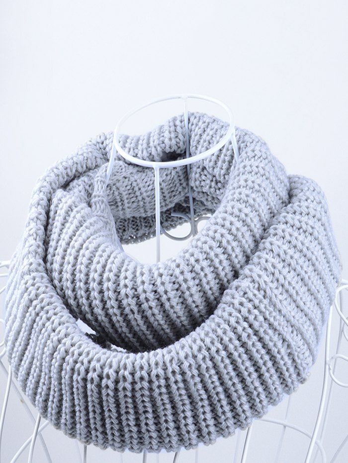 

Outdoor Chunky Infinity Scarf Crochet Pattern, Gray