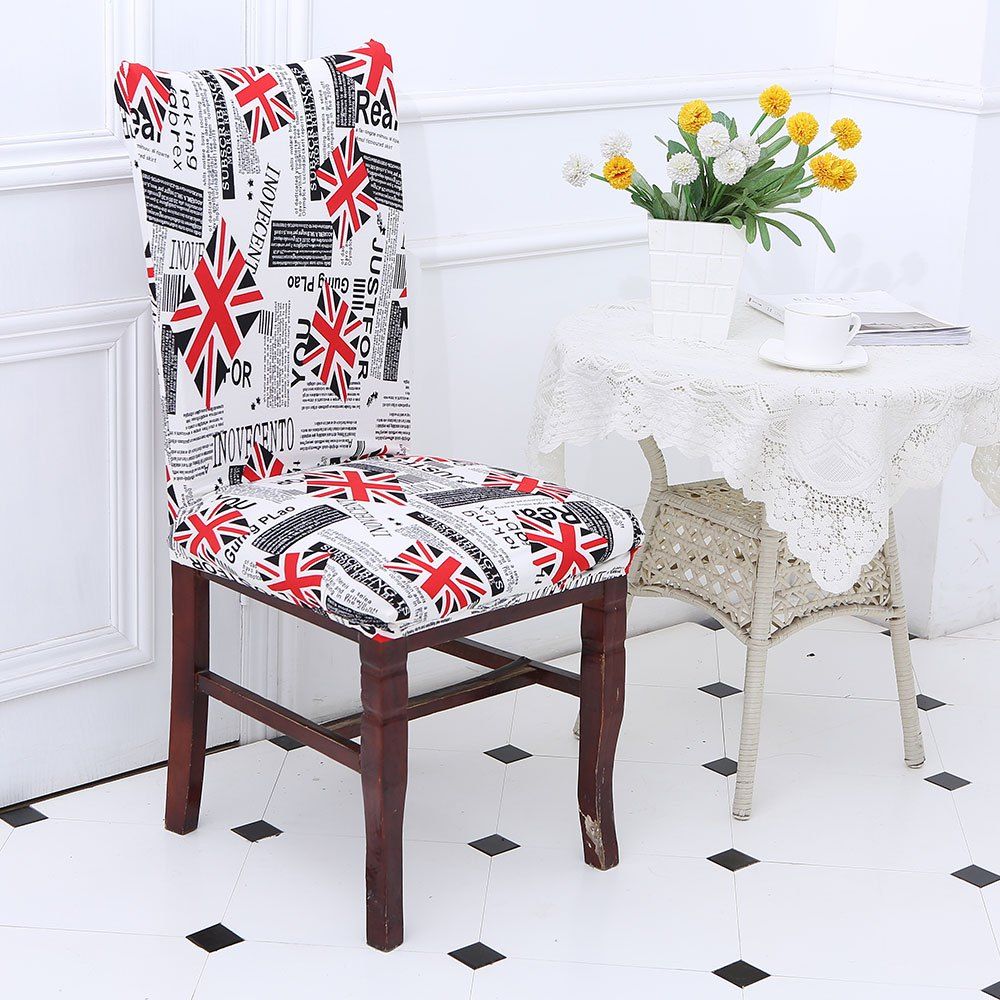 38 Off Union Jack Pattern Elastic Removable Chair Cover Rosegal