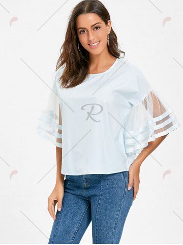 blusas de malla transparente