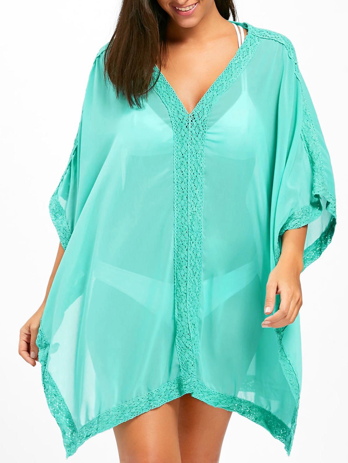 

Bohemian Cover Up Dress, Lake green