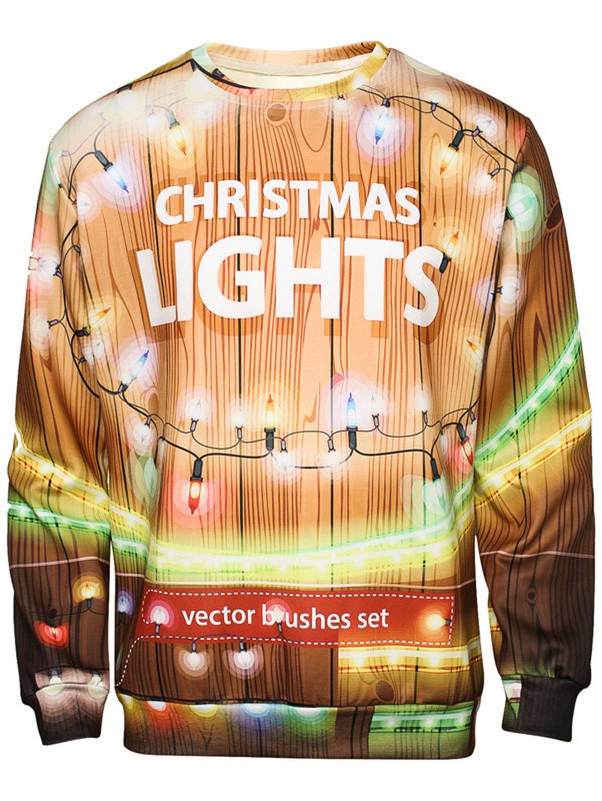 

Christmas Light Pullover Sweatshirt, Colormix