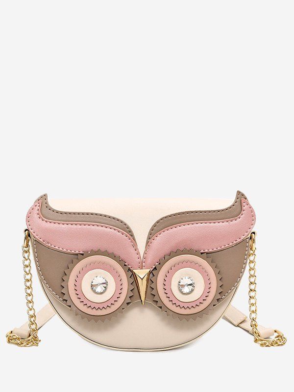 Chain Rhinestone Owl Crossbody Bag Chain Rhinestone Owl Crossbody Bag