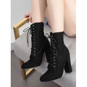 bottines gros lacets
