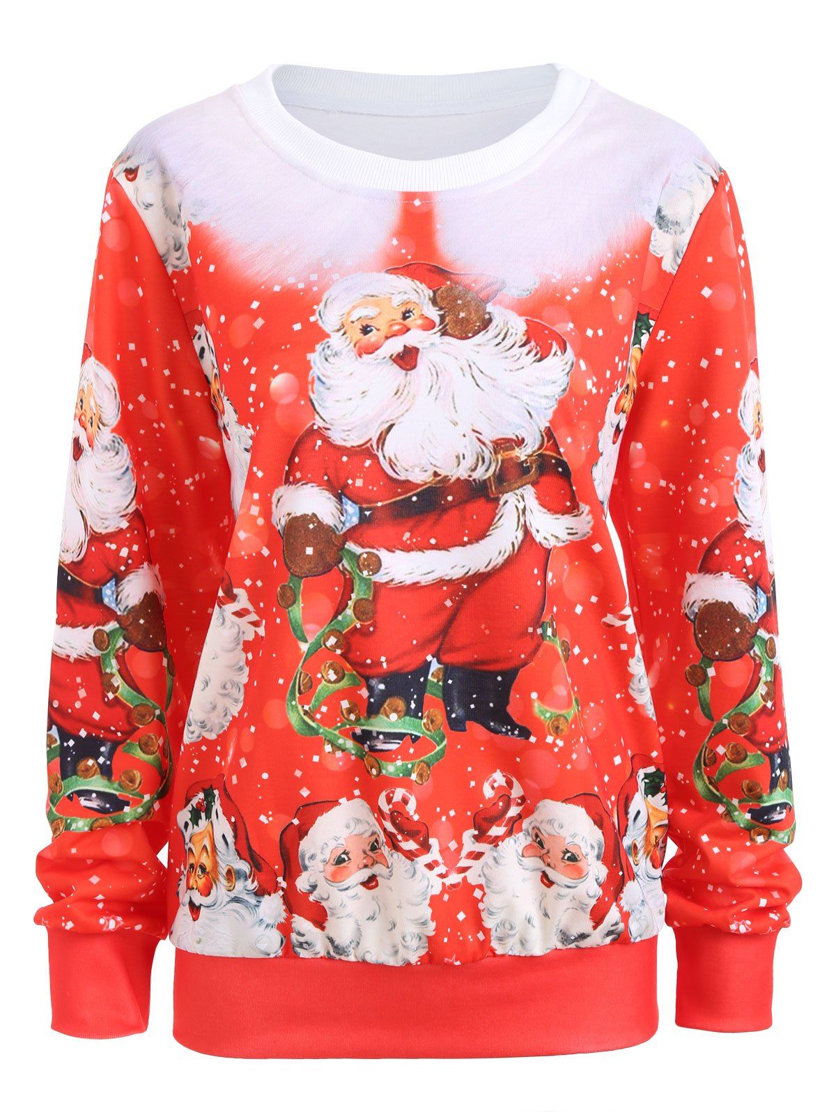 

Merry Christmas Santa Claus Sweatshirt, Red