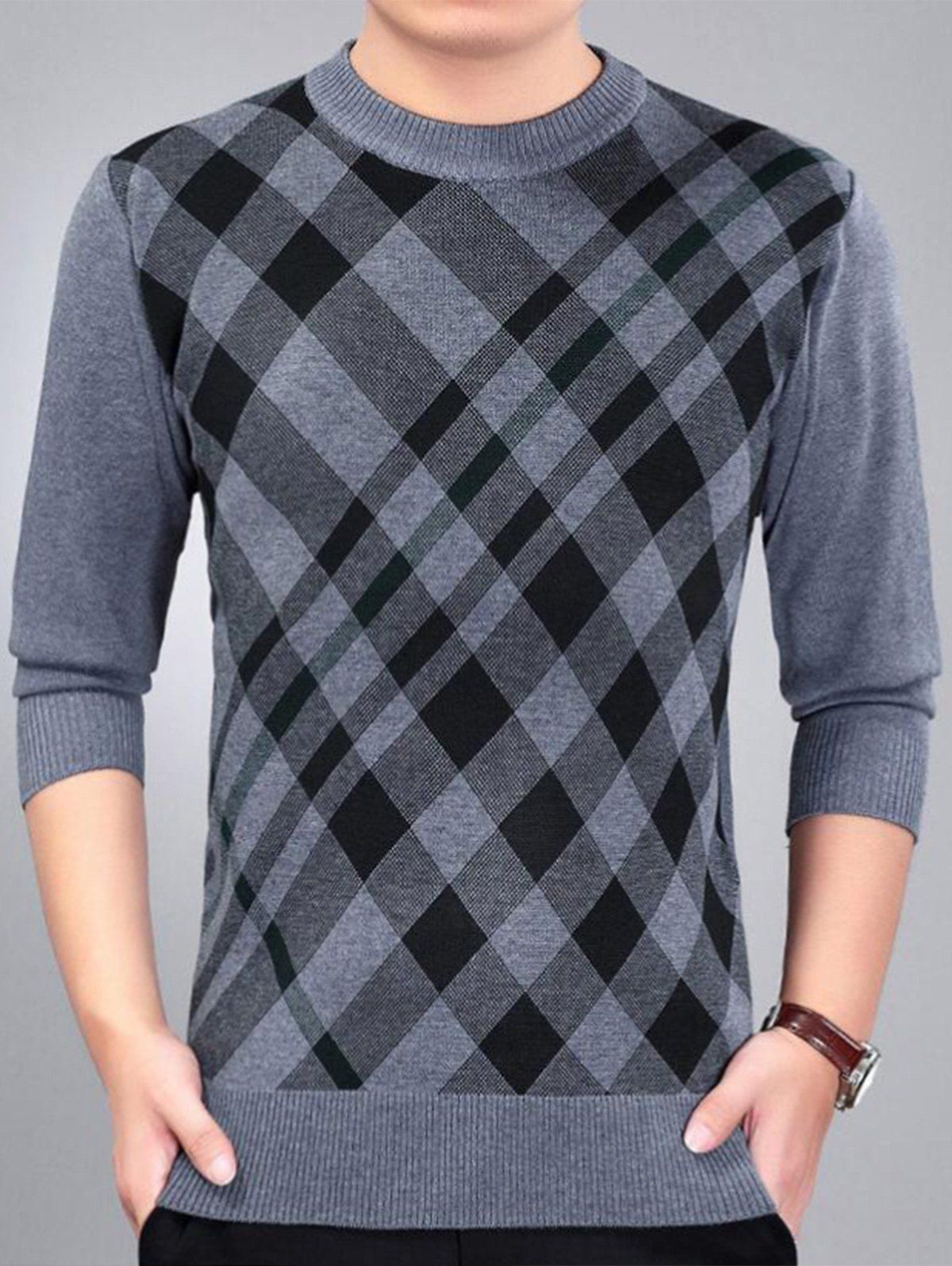 sweet plaid jumper