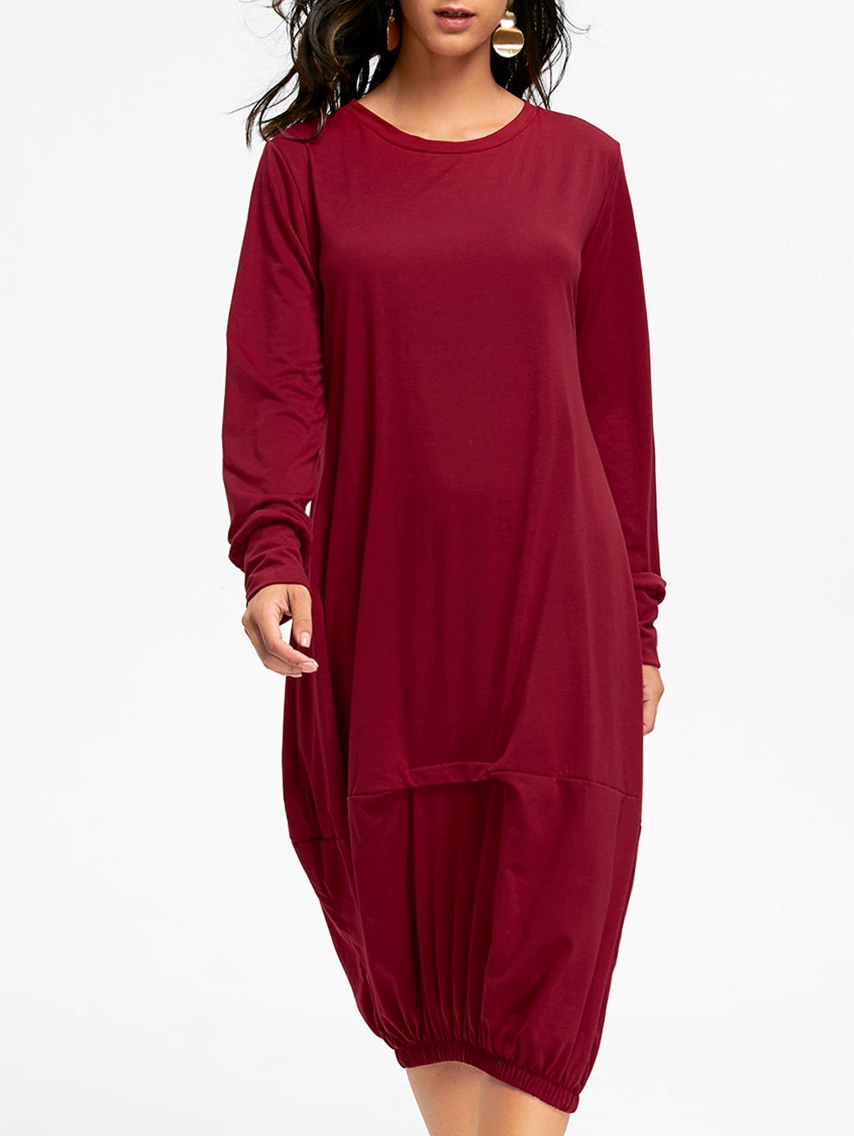 long sleeve baggy dress