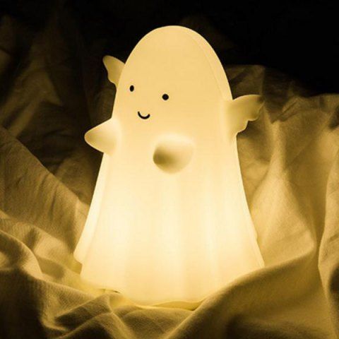 Angel Ghost USB Charge Touch Sensor Mini Night Light - White - 16*12*11cm