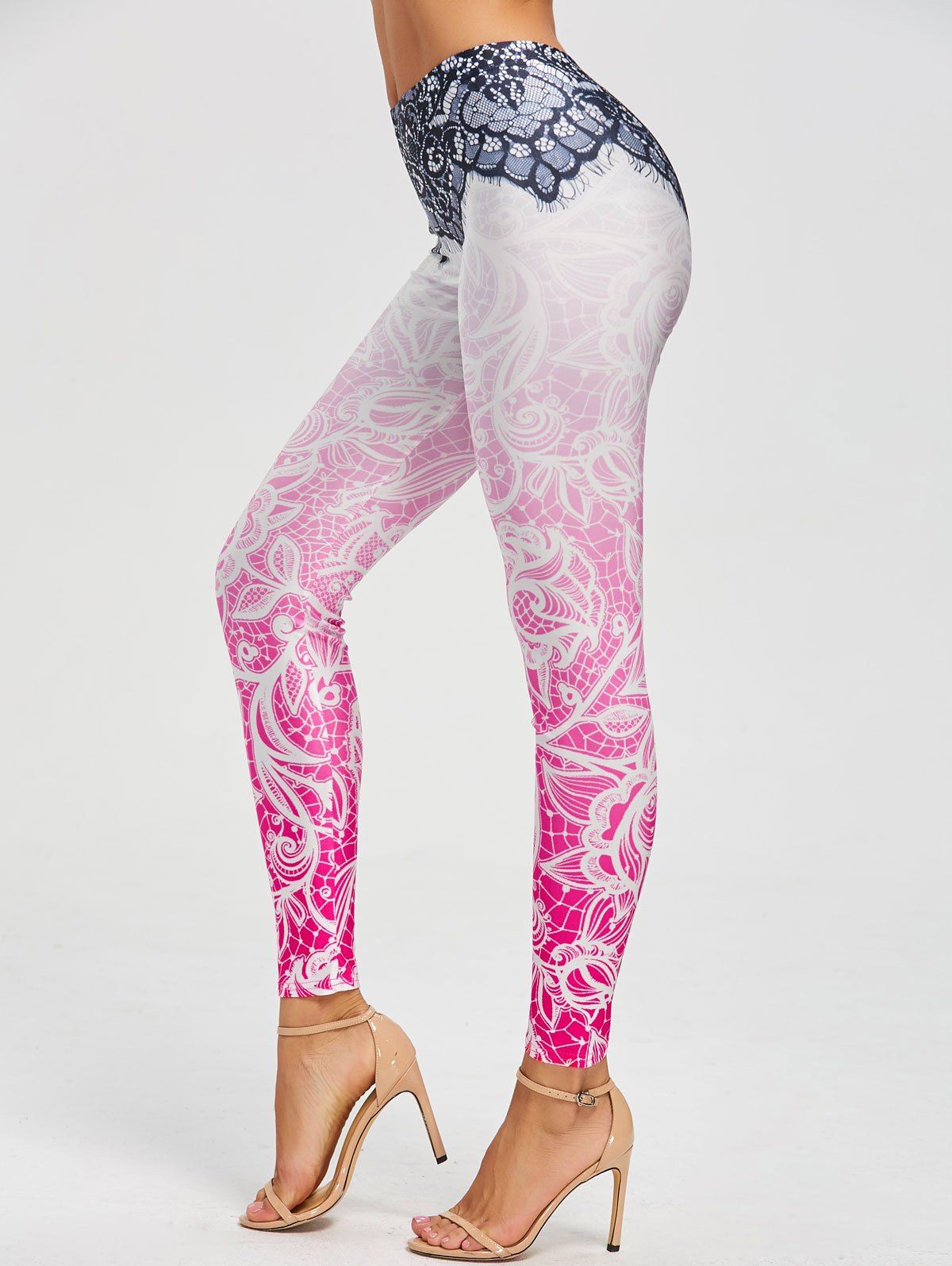 

Skinny Bohemian Print Leggings, Colormix