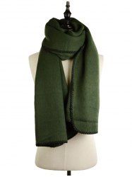 Thicken Cover Edge Scarf - BLACKISH GREEN 