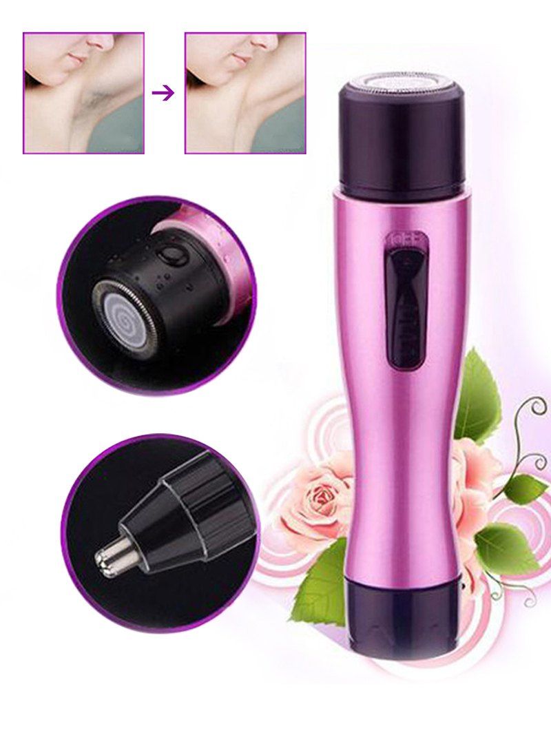 

Mini Hair Removal and Nose Trimmer Device, Purple
