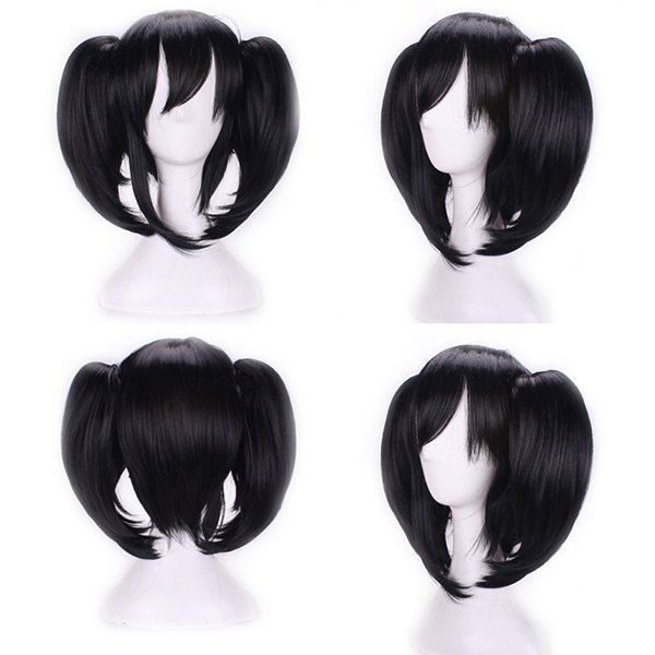 short pigtail wig