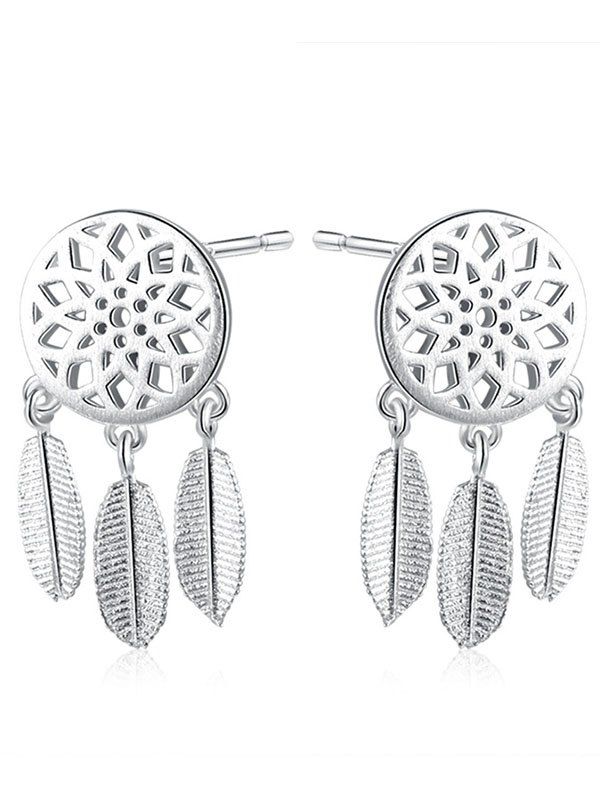 

Dream Catcher Feather Sterling Silver Earrings