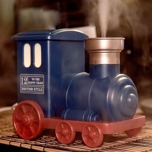 

USB LED Colorful Light Train Mini Humidifiers, Blue