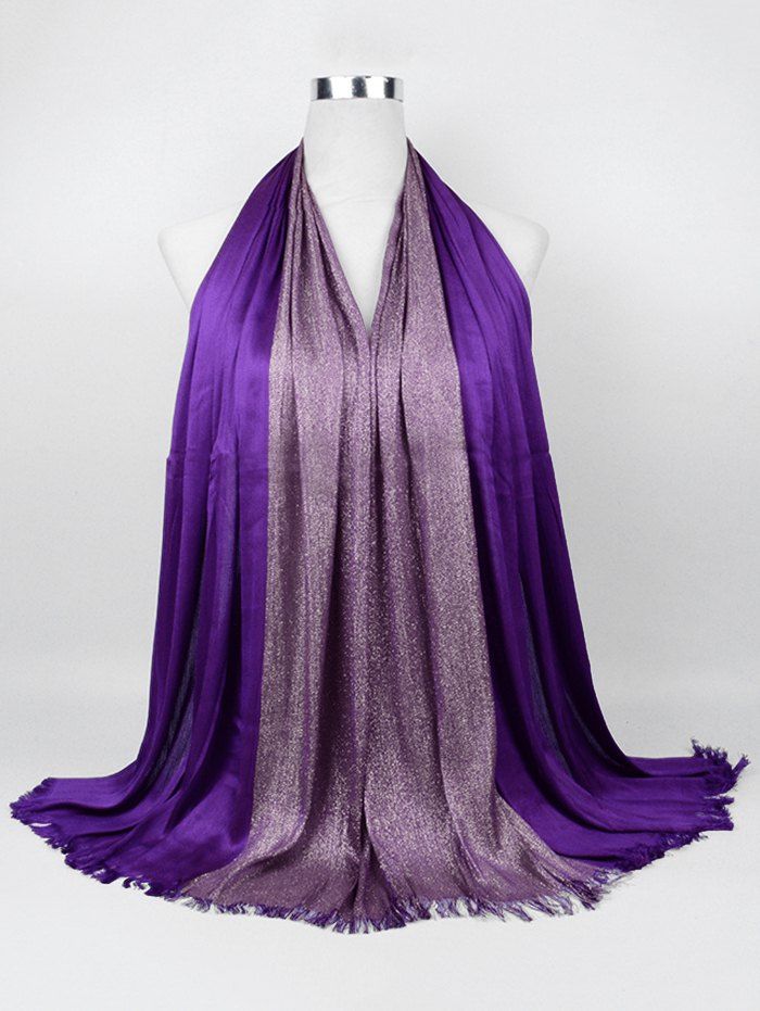 

Vintage Spun Gold Tone Long Scarf, Concord