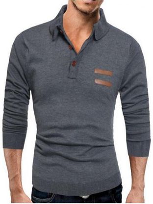Half Button Long Sleeve Sweater