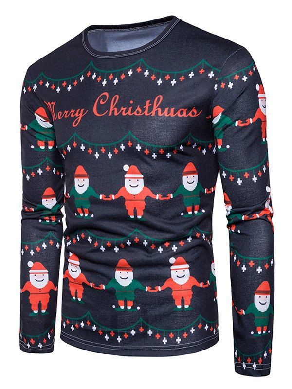 

Christmas Elfin Print Ugly T-shirt, Colormix