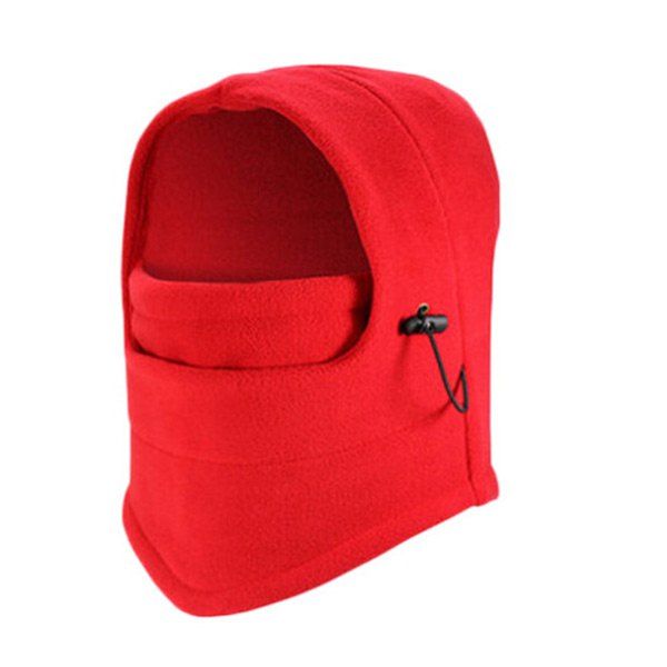 

Outdoor Sports Windproof Cycling Hat with Face Mask, Red