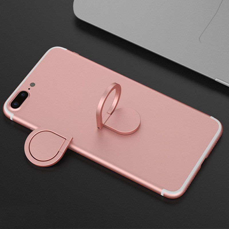 

Magnetic Rotatable Water Drop Shape Phone Ring Holder, Rose gold