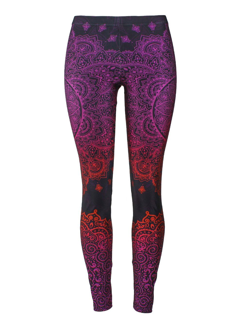 

Bohemian Print Fitted Leggings, Colormix