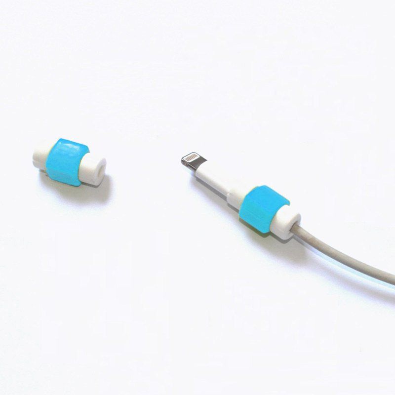 

USB Date Charging Cables Saver Protector, Blue