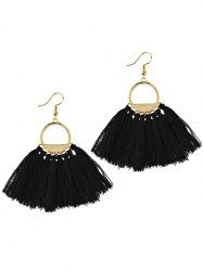 Boucles d'Oreilles Vintage Ornées de Pompons -  