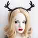 Christmas Reindeer Horn Lace Gothic Hairband -  