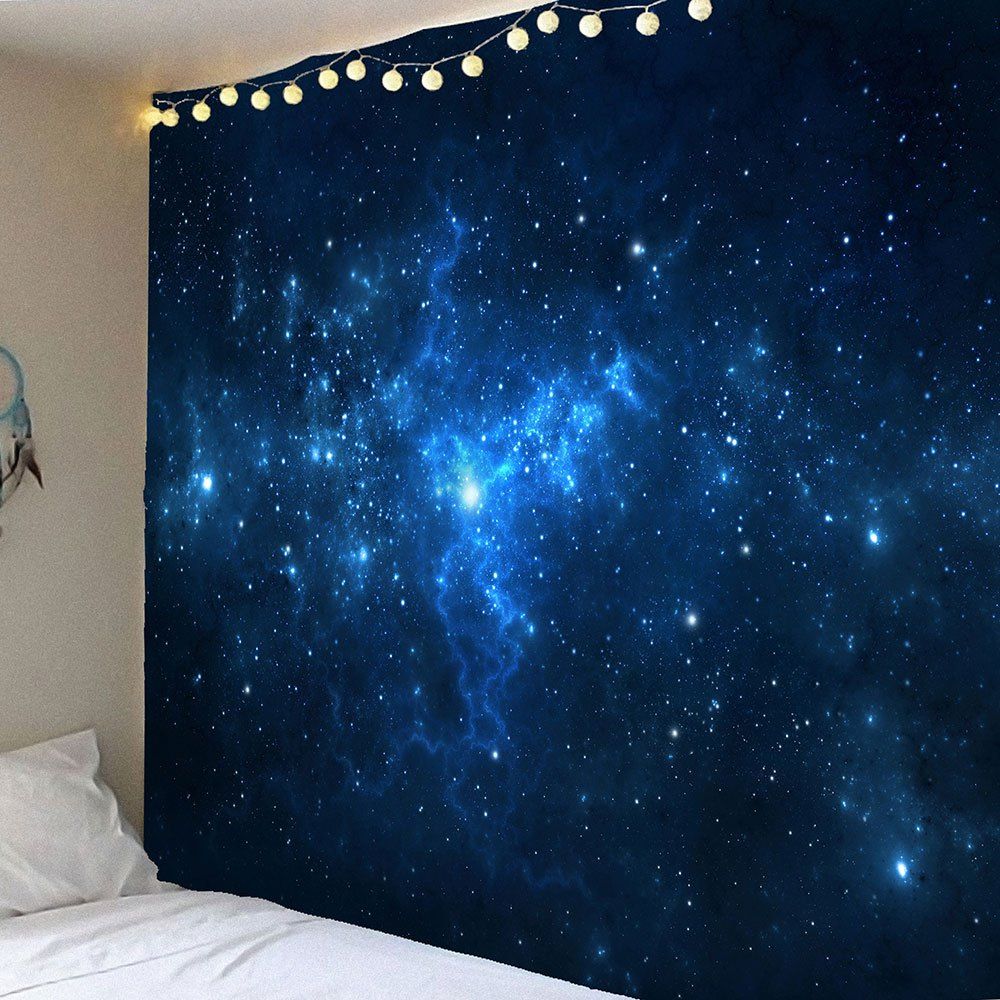 

Starry Night Pattern Hanging Wall Art Tapestry, Blue