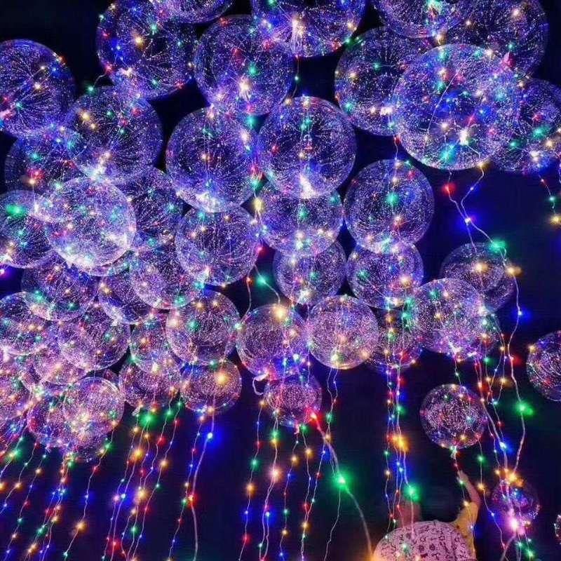

Transparent Balloon with LED String Lights