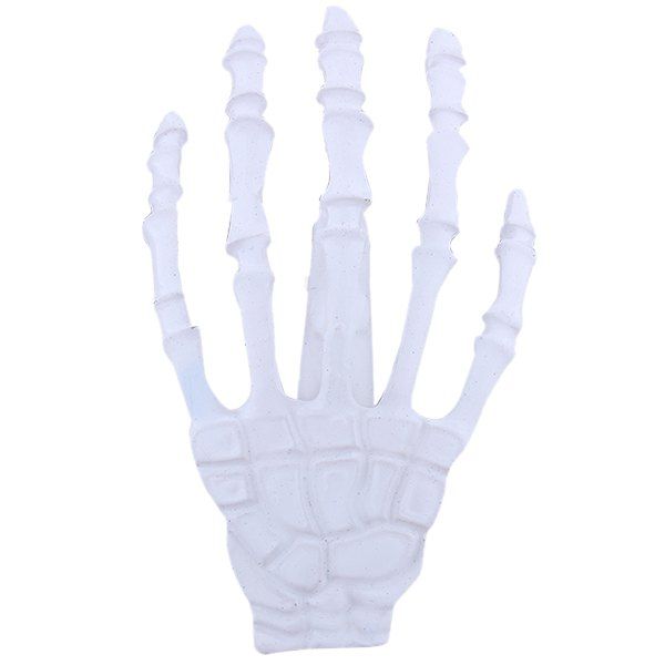 

Skeleton Hand Cool Barrette, White