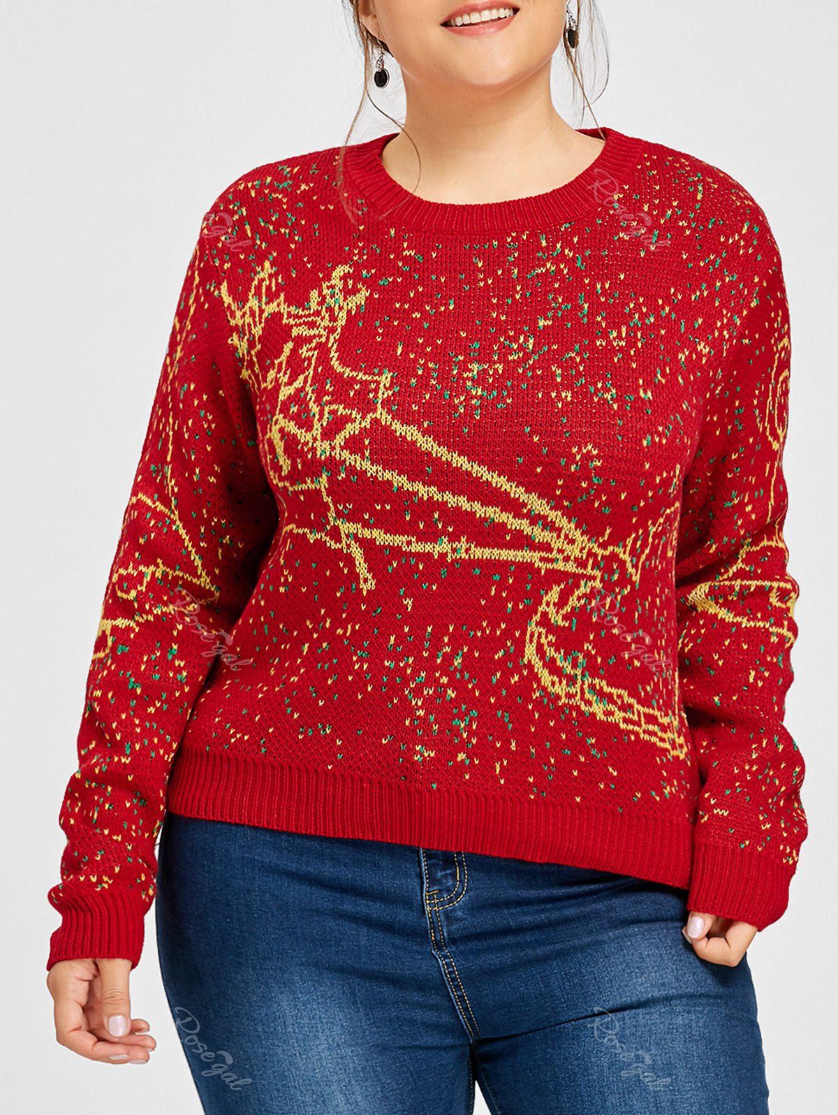 plus size elf sweater dress