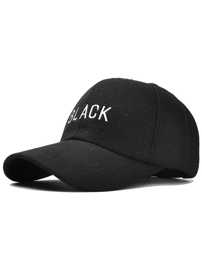 

Outdoor Letter Embellished Baseball Hat, Black