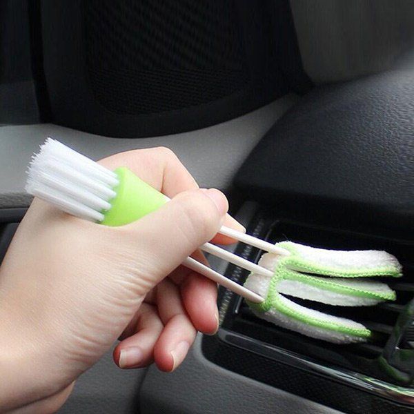 

Multifuctional Computer Keyboard Car Air Outlet Cleaning Brush, Green