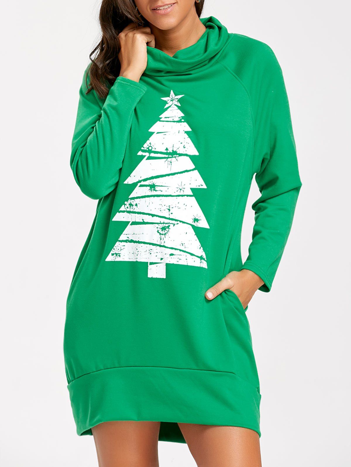 christmas sweatshirt dress