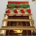 Autocollants Décoratifs d'Escalier Motif Cheminée et Chaussettes de Noël - Multicolore 100*18CM*6pcs