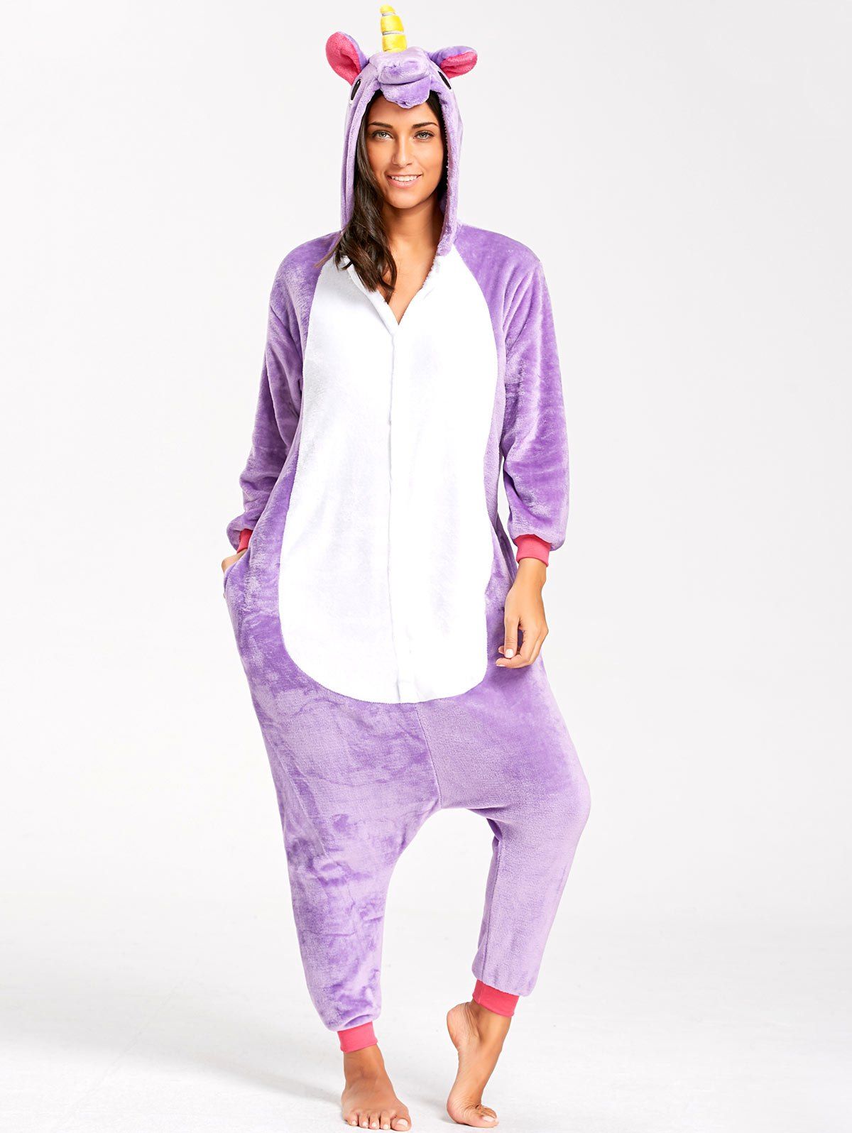 

Adult Pegasus Animal Onesie Pajama, Purple
