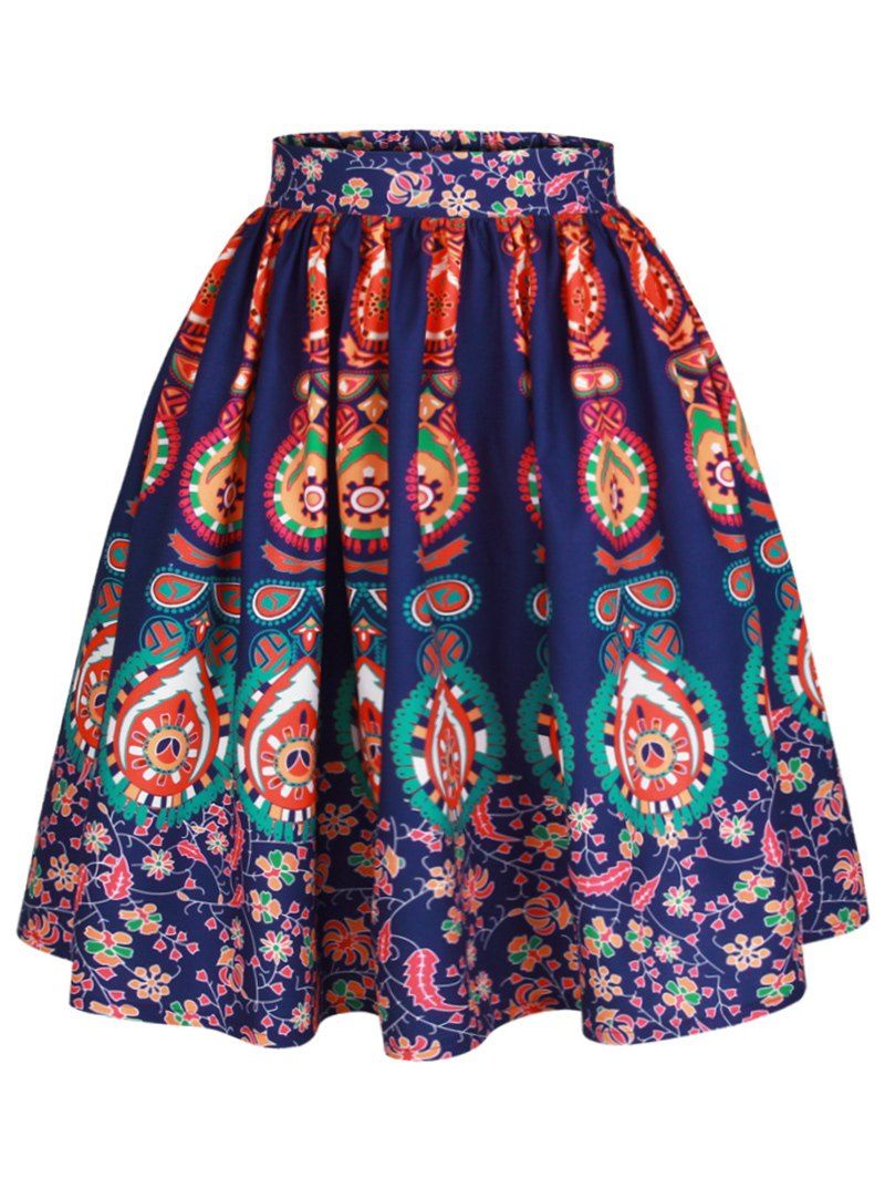 

A Line Bohemia Floral Print Skirt, Colormix