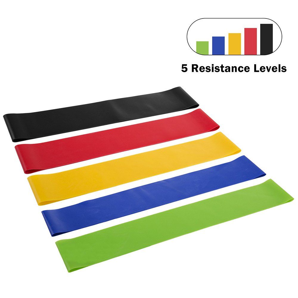 

5 Pcs Resistance Bands for Workout Gym Yoga Leg Training, Colormix