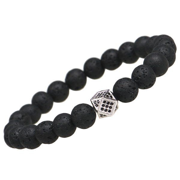 

Cube Vintage Beaded Bracelet, Silver