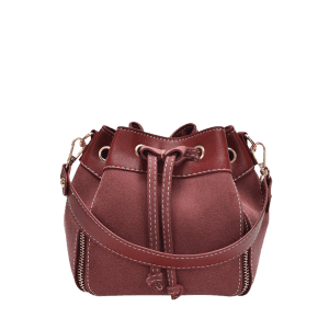 String PU Leather Handbag - 
