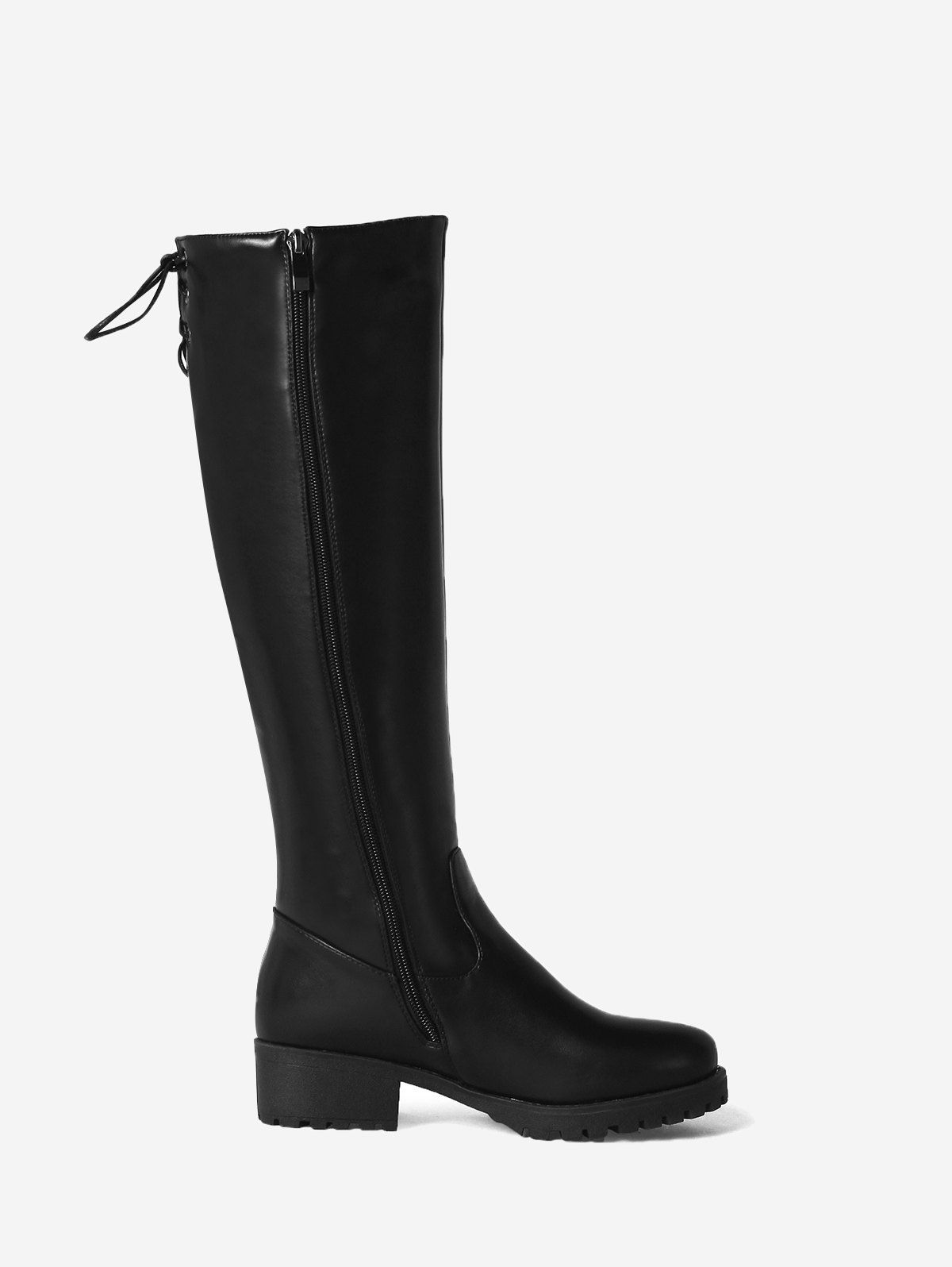 bottes lacets derriere